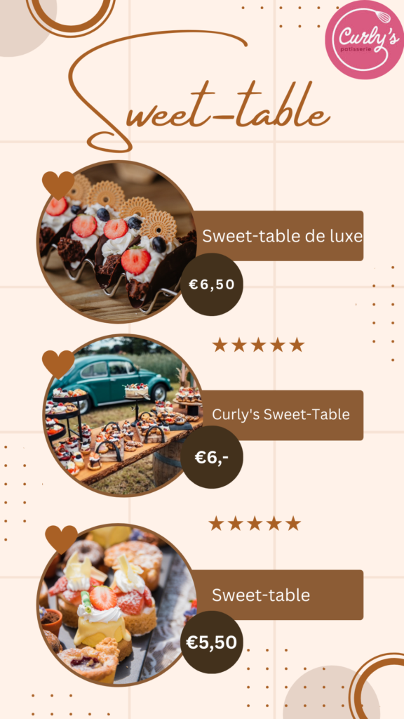 sweettable nieuw